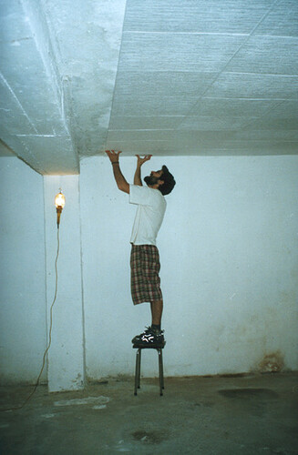Rehearsal room - Styrofoam tiles