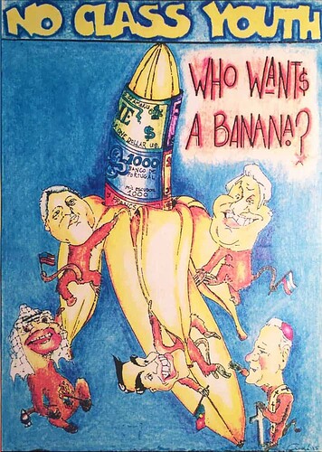 No Class Youth - Who Want's a Banana? (cover artwork)
